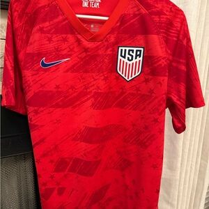 Nike Red USA Soccer Jersey